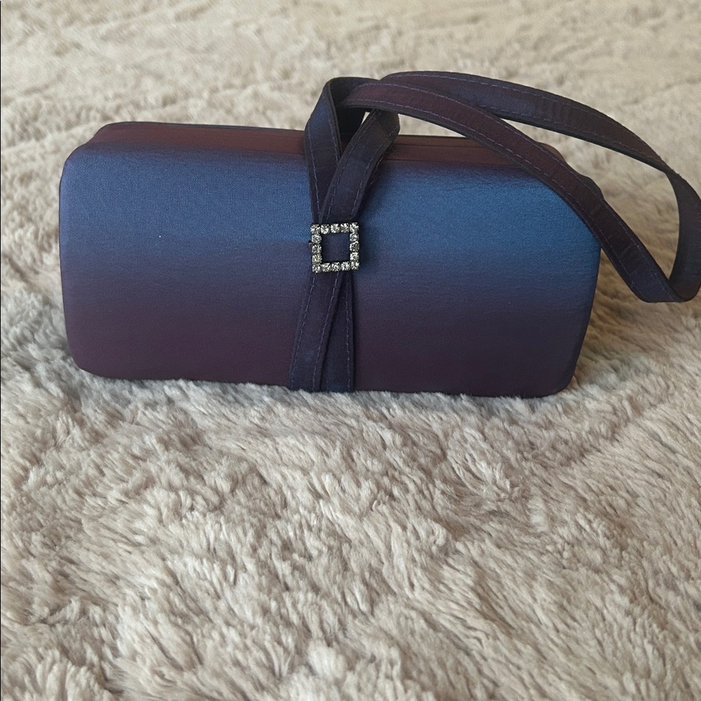 Elegant Purple Clutch Bag